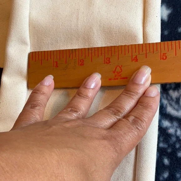 Tommy Hilfiger Blue/Red/Cream Canvas Tote, NWT - Picture 9 of 16